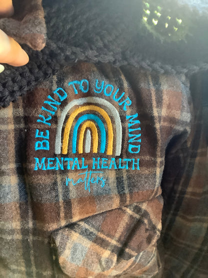 Mary Ramos Embroidered Wool Flannel