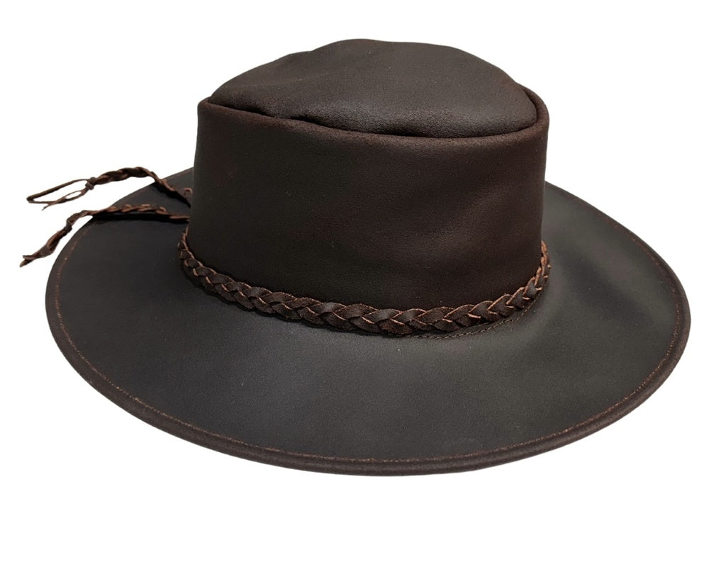Leather Outback Hat From Mexico