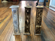 Load image into Gallery viewer, Wooden Cone Incense Burner Tower Tall
