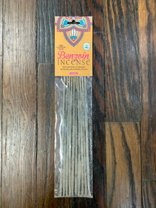 Benzoin Resin Incense Sticks by Good Earth Scents