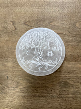 Load image into Gallery viewer, Selenite Engraved Charging Plate