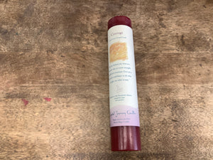 1.5" x 7" Pillar Reiki Herbal candle by Crystal Journeys