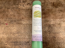 Load image into Gallery viewer, 1.5&quot; x 7&quot; Pillar Reiki Herbal candle by Crystal Journeys