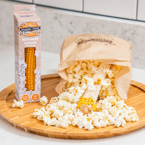 Poppin' Cobs Microwave Popcorn on the Cob
