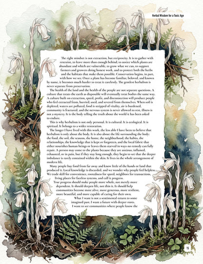 Herbal Wisdom for a Toxic Age: Printed Edition by Brandon Elijah Scott