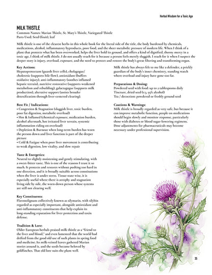 Herbal Wisdom for a Toxic Age: Printed Edition by Brandon Elijah Scott