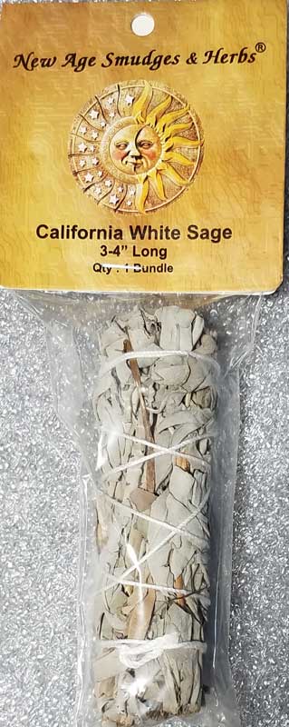 White Sage smudge stick 5-6" New Age Smudges