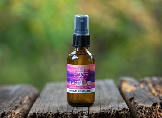 Emberheart Room Spray for Romance/Aphrodisiac - All Natural, Infused with Essential Oils