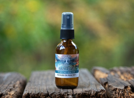 Mindfresh Room Spray for Study Aid/Memory & Focus - All Natural, Infused with Essential Oils