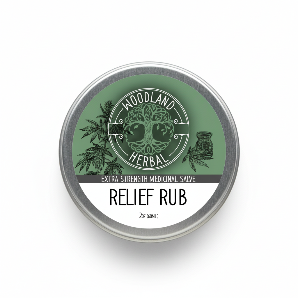 Relief Rub - Extra Strength Topical Salve for Sore Joints, Muscles, Inflammation