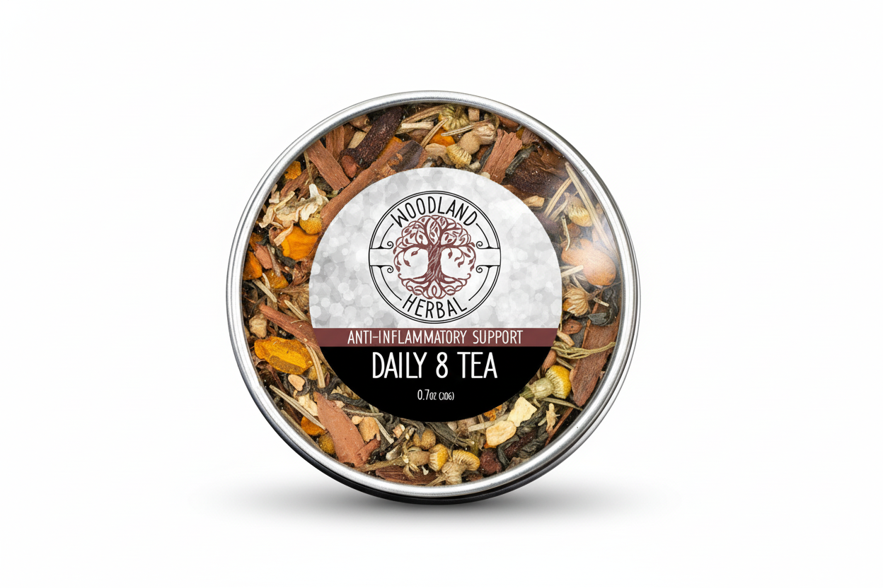 Daily 8 Tea - Organic Tea for General Health, Daily Wellness, Healthy Inflammatory Response Support