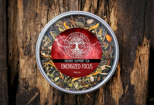 Energized Focus Tea - Organic Tea for Energy Boost, Sharpened Focus, Mental Clarity, Inspiring Productivity
