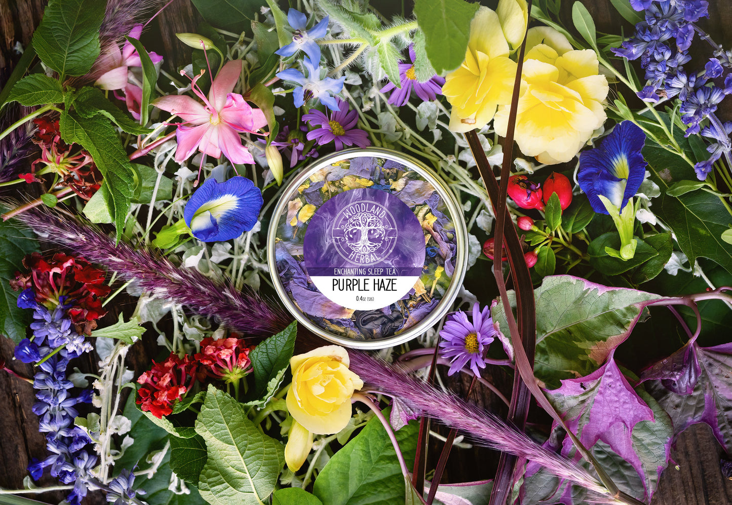 Purple Haze Tea - Organic Tea for Sedation, Deep Sleep, Dreaming, Insomnia