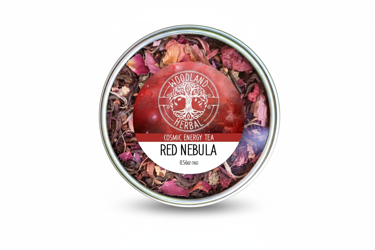 Red Nebula Tea - Cosmic Energy Tea for Boosting Energy, Mental Clarity, Cognitive Function