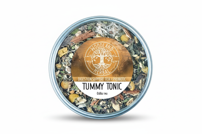 Tummy Tonic Tea - Organic Probiotic Tea for Digestion Support, Nausea, Belly Aches, Heartburn