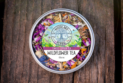 Wildflower Tea *Limited Edition* Organic Tea for Springtime Celebration, Positive Mood, Calming Anxiety, Happiness