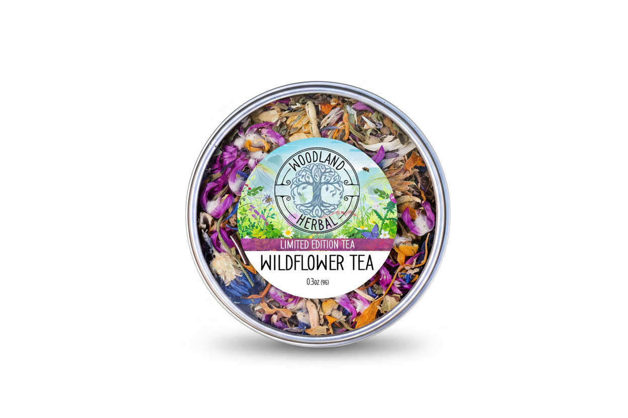Wildflower Tea *Limited Edition* Organic Tea for Springtime Celebration, Positive Mood, Calming Anxiety, Happiness