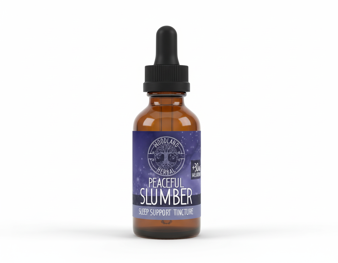 Peaceful Slumber Extract - Potent Blend with 30mg Melatonin for Sedating, Sleep Support