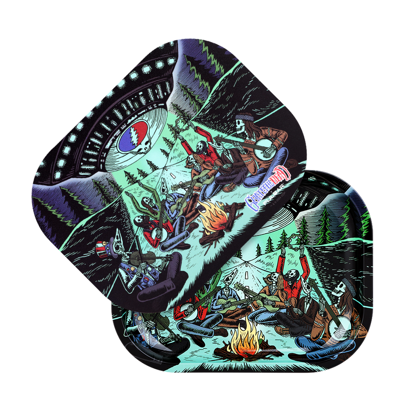 UFO Jam Grateful Dead Metal Tray w/ Magnetic Lid Cover