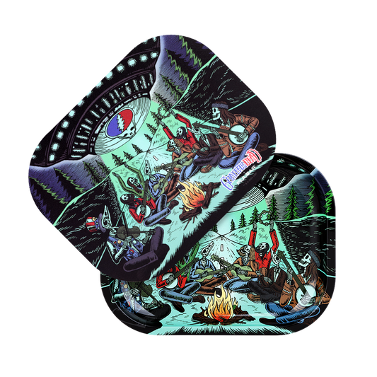 UFO Jam Grateful Dead Metal Tray w/ Magnetic Lid Cover