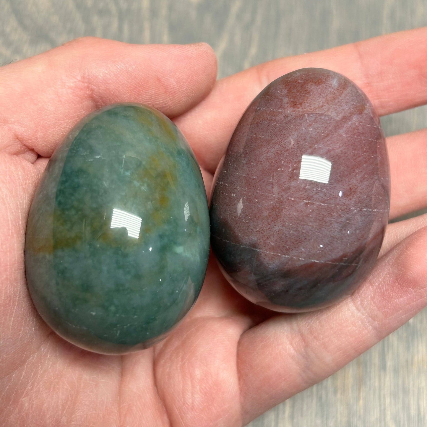 Gemstone Egg – Polished Crystal Decorative Stone