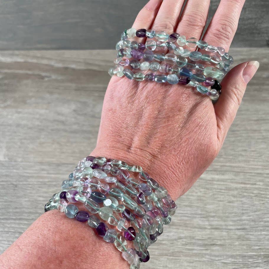 Small Nugget Gemstone Bracelet