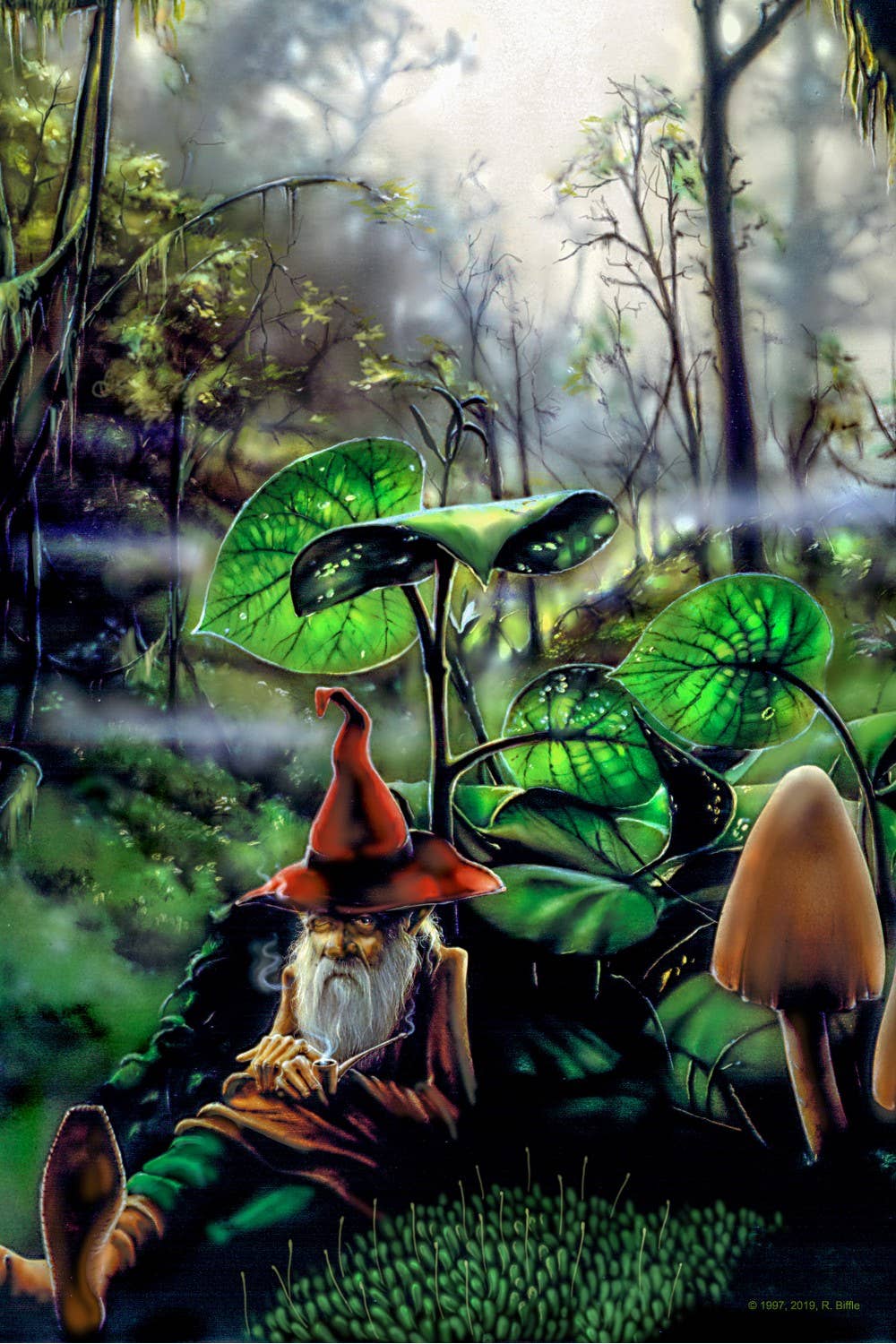 Heady Art Print Mini Tapestry Respite Gnome