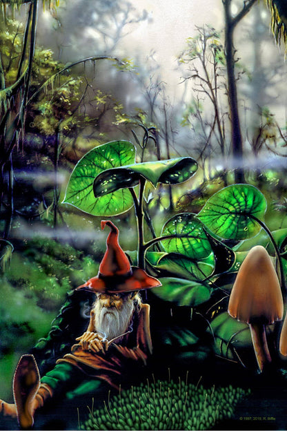 Heady Art Print Mini Tapestry Respite Gnome