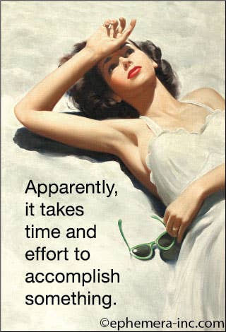 MAGNET: Apparently, it takes time and effort