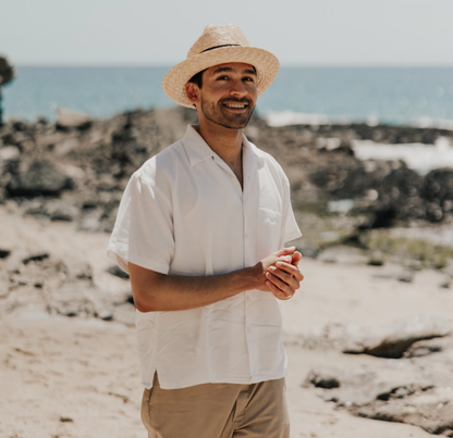 LBJ Wheat Straw Sun Hat - Style Sawyer