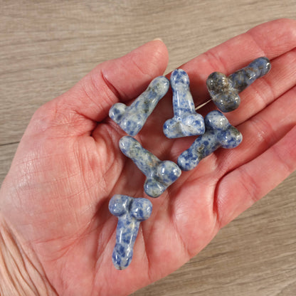 Crystal Phallic Figurine - Penis – Small Carved Gemstone Statue