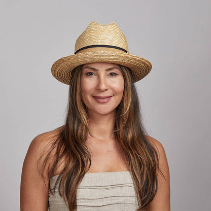 LBJ Wheat Straw Sun Hat - Style Sawyer