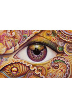 Load image into Gallery viewer, Heady Art Print Tapestry Orange Eye