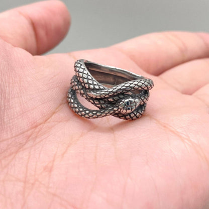 Snake Stainless Steel Unisex Ring