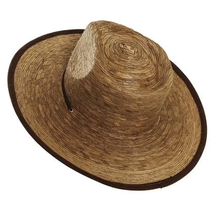 Wide Brim Palm Leaf Sun Hat - Style Otto Cocoa