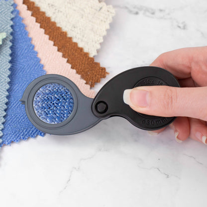 5x/10x/15x Folding Loupe Magnifying Glass with Built-In Case