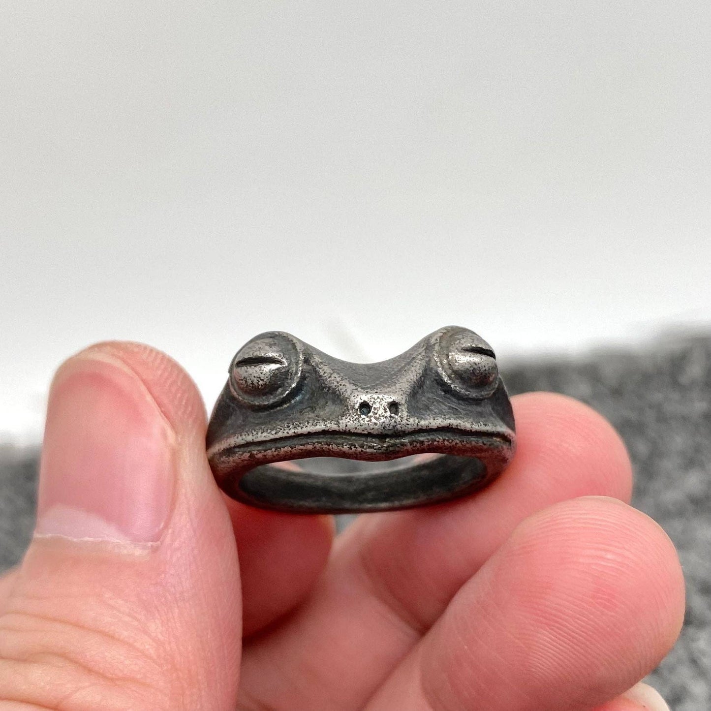 Frog Unisex Stainless Steel Ring - MJ/MR/FGS