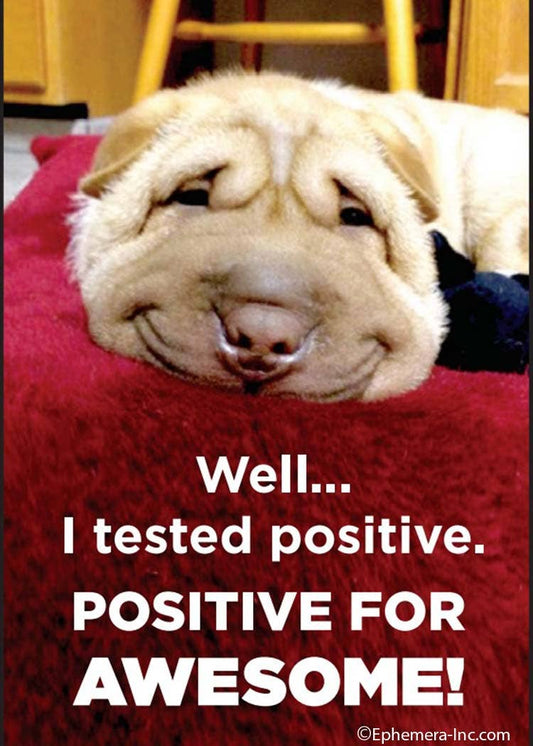Magnet-Well, I tested positive. Positive for AWESOME!