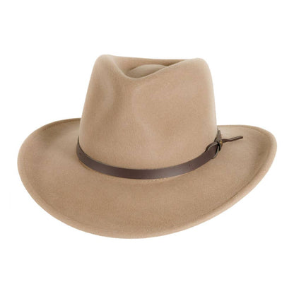 Crushable Wool Felt Outback Hat - Style Pathfinder