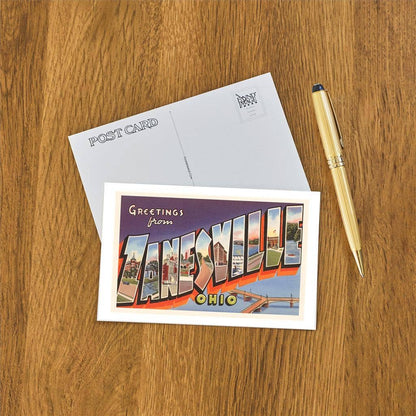 Postcard OH-360 Greetings from Zanesville