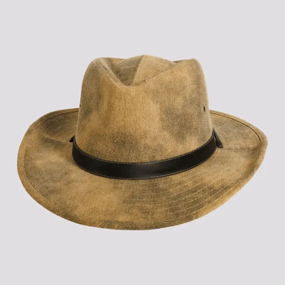 Distressed Outback Cotton Hat - Style Fuji