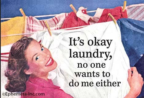 Magnet-It's Okay laundry, no one wants to do me either.