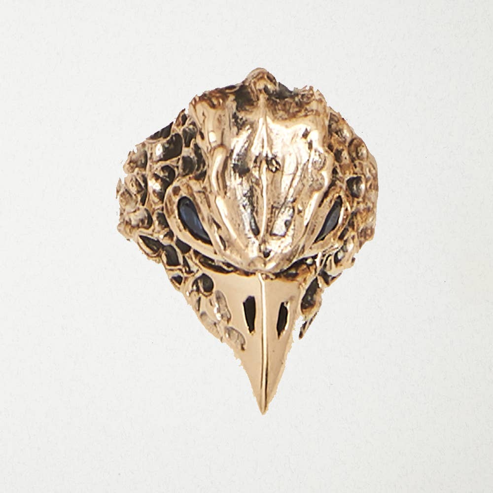 Bronze Ring - Celtic Raven