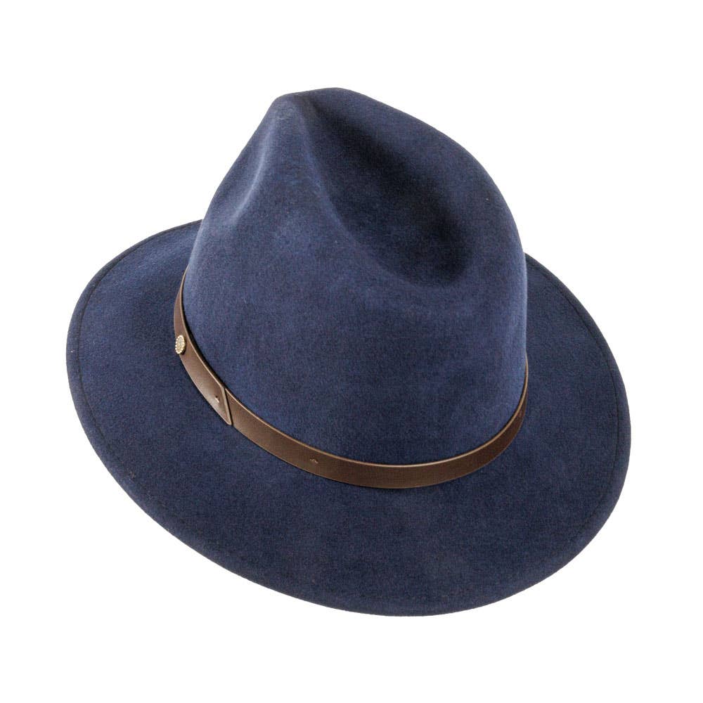 100% Wool Felt Fedora Style - McQueen