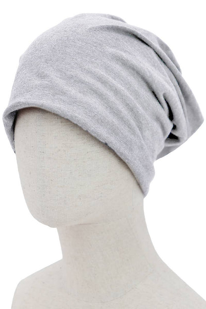Dark Neutrals Fleece Lined Slouchy Baggie Beanie