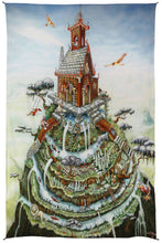 Load image into Gallery viewer, Heady Art Print Tapestry Mountain House