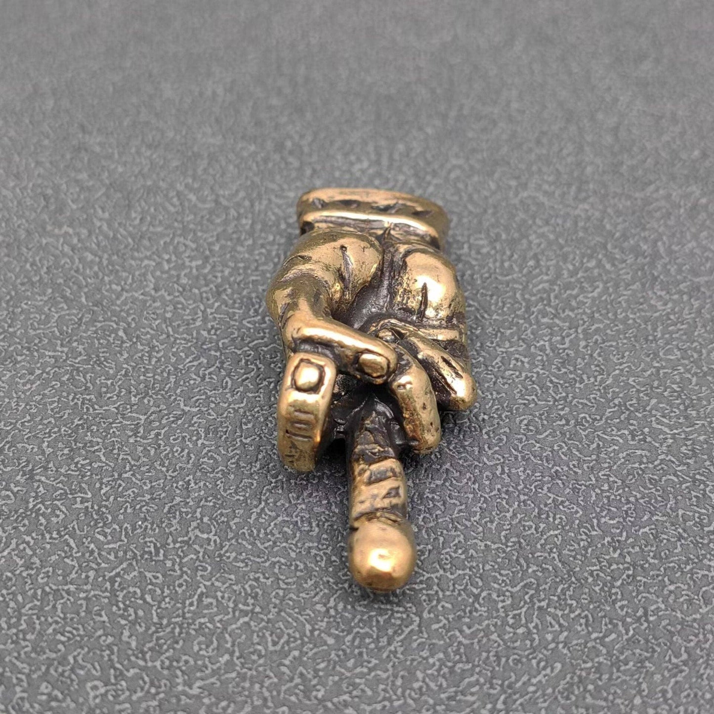 Brass Middle Finger Desktop Ornaments Decoration