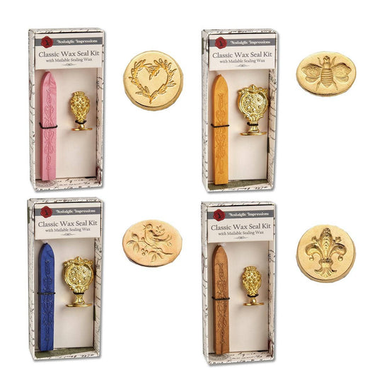 Florentine Brass Stamp  Wax Seal Kits-popular symbols