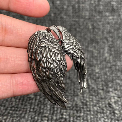 Stainless Steel Angel's Wing Pendant