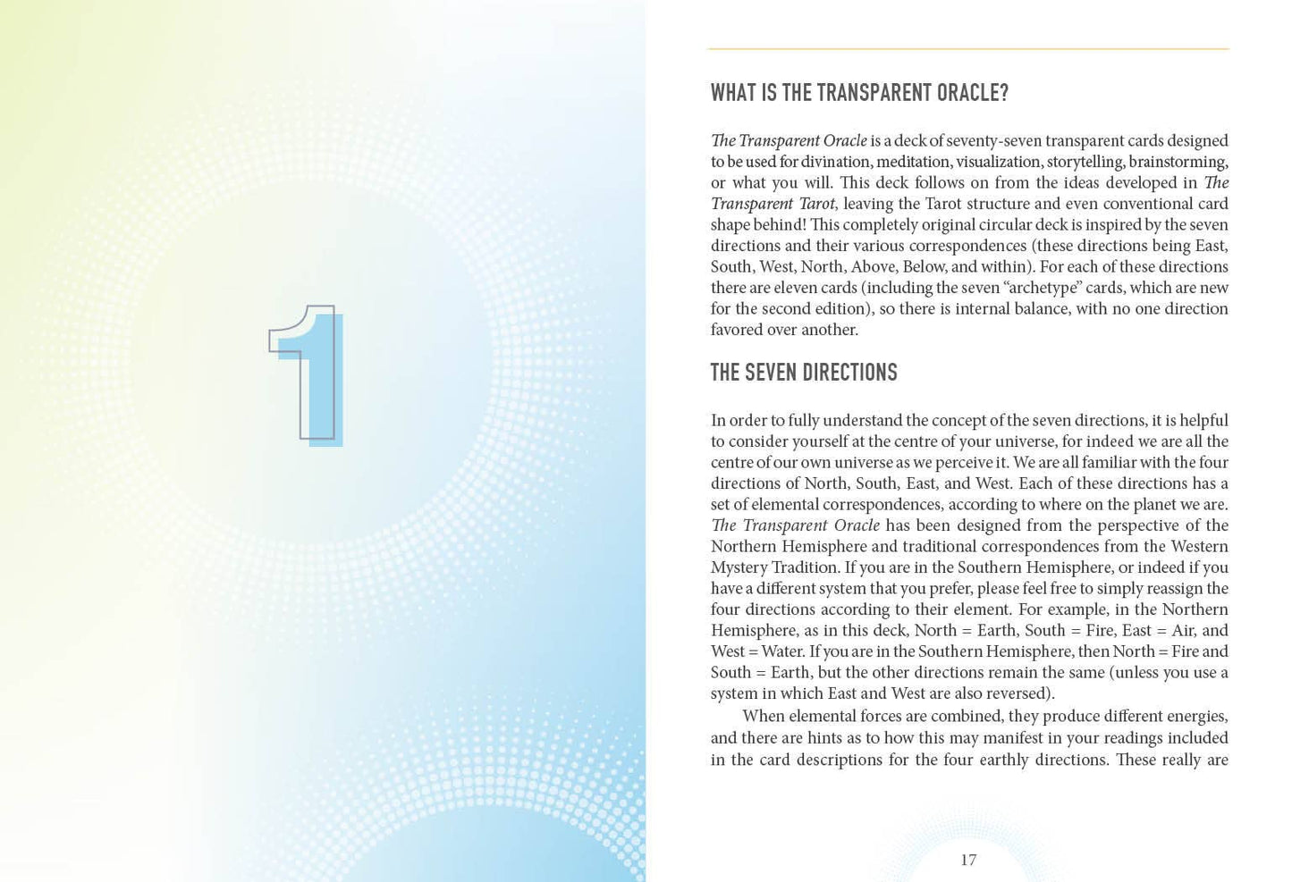 Transparent Oracle: Oracle Kit with 77 Cards and Guide Book